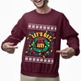 thumbnail image 2 of Ugly Christmas Sweater, Xmas Sweater Mens And Women, Funny Ugly Christmas Sweater, Let's Get Lit Ugly Christmas Sweater, 2 of 5