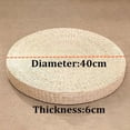 thumbnail image 2 of 40CM Round Pouf Tatami Cushion Chair Floor Sit Mat Meditation Soft Yoga Seat Mat Natural Straw Home Garden Patio Restaurant Seat, 2 of 7