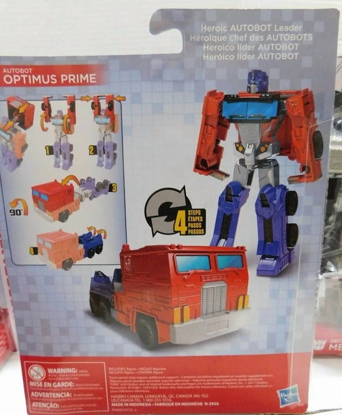 Transformers Authentics Optimus Prime - Figura 17cm Convertibile In 4 Passaggi - Giocattolo Autobot - 4