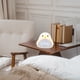 thumbnail image 3 of 1 juego de reloj despertador con luz nocturna silenciosa y temporizador inteligente Time Bird para dormitorio infantil, 3 of 6