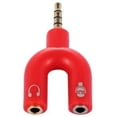 thumbnail image 2 of Adaptador divisor de audio de 3,5 mm para auriculares con micrófono, 2 of 3