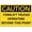 Warning Sign 1, variant on Caution Forklift Hazard Metal Sign 12 x 8 Inches - Rustproof Aluminum, Multicolor Design, Clear Warning for Indoor Outdoor Warehouse, Factory, Construction Area