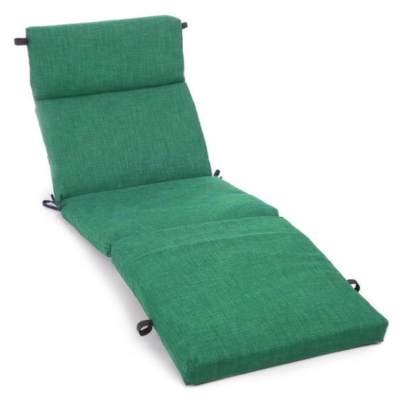 Blazing Needles 72 x 24 in. 3-Sectioned All Weather Outdoor Chaise Lounge Cushion