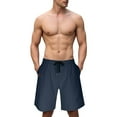 thumbnail image 7 of Mens Shorts Mens Casual Shorts Lightweight Summer Beach Shorts Elastic Waist Drawstring Stretch Shorts for Men, 7 of 7