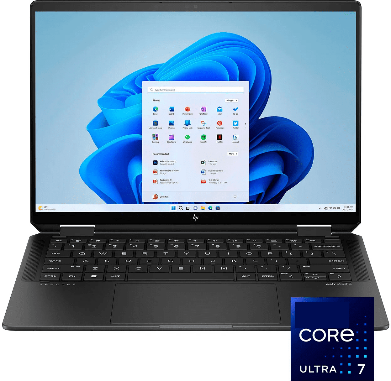 ★有機EL／HP Spectre x360 2in1 14-eu／OLED HP Spectre x360 Premium 2-in-1 AI PC Laptop 14