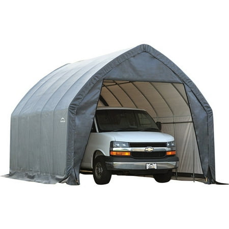 Garage-In-A-Box 13x20' x 12'Peak Style for SUV/Truck, Gray