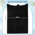 thumbnail image 4 of 6 Pack Sherpa Fleece Throw Blankets Bulk 50"x 60" Soft Plush Wedding Throw Blankets for Couch Sofa Spa Sleepover Party Favor Supplies Travel Guest Room Home Decor (Black), 4 of 5
