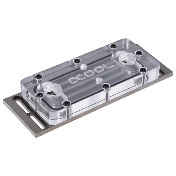 Alphacool D-RAM Cooler X4 Universal, Black Nickel/Plexi