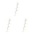 thumbnail image 4 of Jumpingount Estilos de de oreja para mujer Pendientes de gancho geométricos Aniversario diario Pendiente Wedding Party Company 325-1 Gold Type1 NO1, 4 of 6