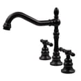 thumbnail image 2 of Novatto  MILLER 2-Handle Faucet, Oil Rubbed Bronze with Overflow Drain, 2 of 5