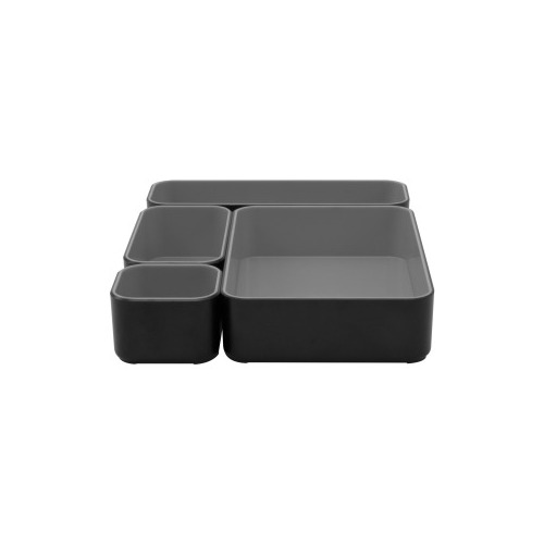 Advantus Fusion Stackable Desktop Storage Bins 2" Height x 12" Width9