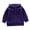 Navy, variant on SDNall Girls Toddler Button Down Hooded Jacket, Loose Casual Daily Long Sleeve Fleece Coat, Fall Winter Outdoor Play Layering Outerwear Coat with Pocket 1-10 Years