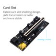 thumbnail image 4 of Tarjeta vertical 010Splus con luz LED fluida Tarjeta extensor PCI-E 1X a 16X FleinngHoz JD716273081, 4 of 6