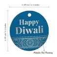 thumbnail image 6 of Inkdotpot 50 Pack Real Silver Foil Paper Tags Happy Diwali Favor Hang Tags, 6 of 7