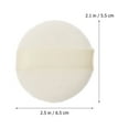 thumbnail image 3 of 3 Pcs Ultra Short Plush Fluffy Powder Puff Comfortable Toddler Body Dusting Powder Puffs Talcum Powders Puff, 3 of 5