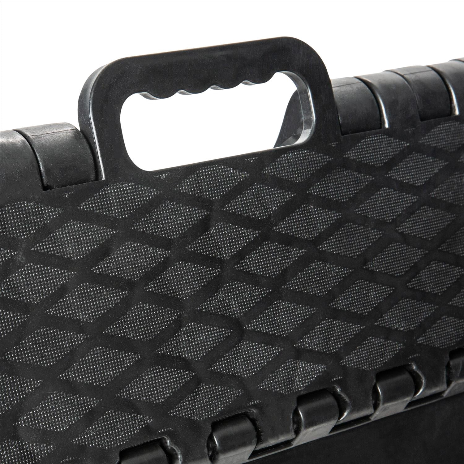 Simplify 2 Pack 12" Height Plastic Folding Single Step Stool in Black