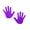 Purple, variant on Pre-Sport Hand Floor Marker (Pack of 6)