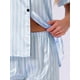 thumbnail image 5 of INSPIRE CHIC Conjunto de Pijamas de Verano para Mujeres, Camisa de Botones con Pantalones Cortos a Rayas Azules, 5 of 6