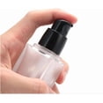thumbnail image 2 of 4PCS 1 oz Glass Lotion Pump Bottle,Square Cosmetic Container Travel with Pressure Pump Head and Lid, 2 of 6