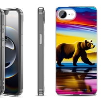 Shockproof Protective Phone Case for iPhone 16e, by OneToughShield - Bear