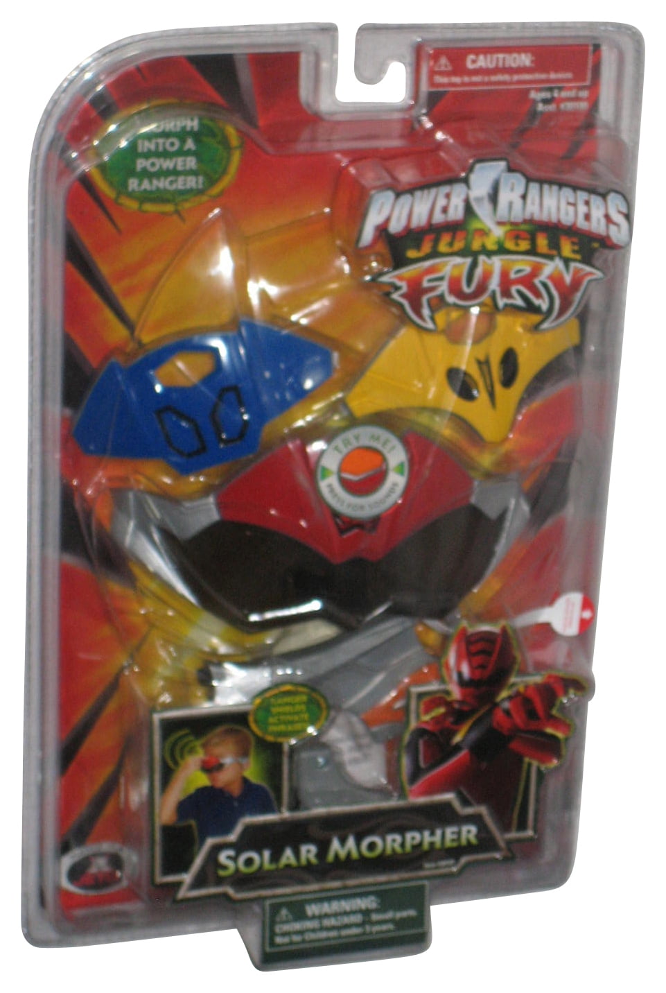 Officially Licensed Power Rangers Jungle Fury Solar Morpher 2007 Bandai Toy Cosplay Set