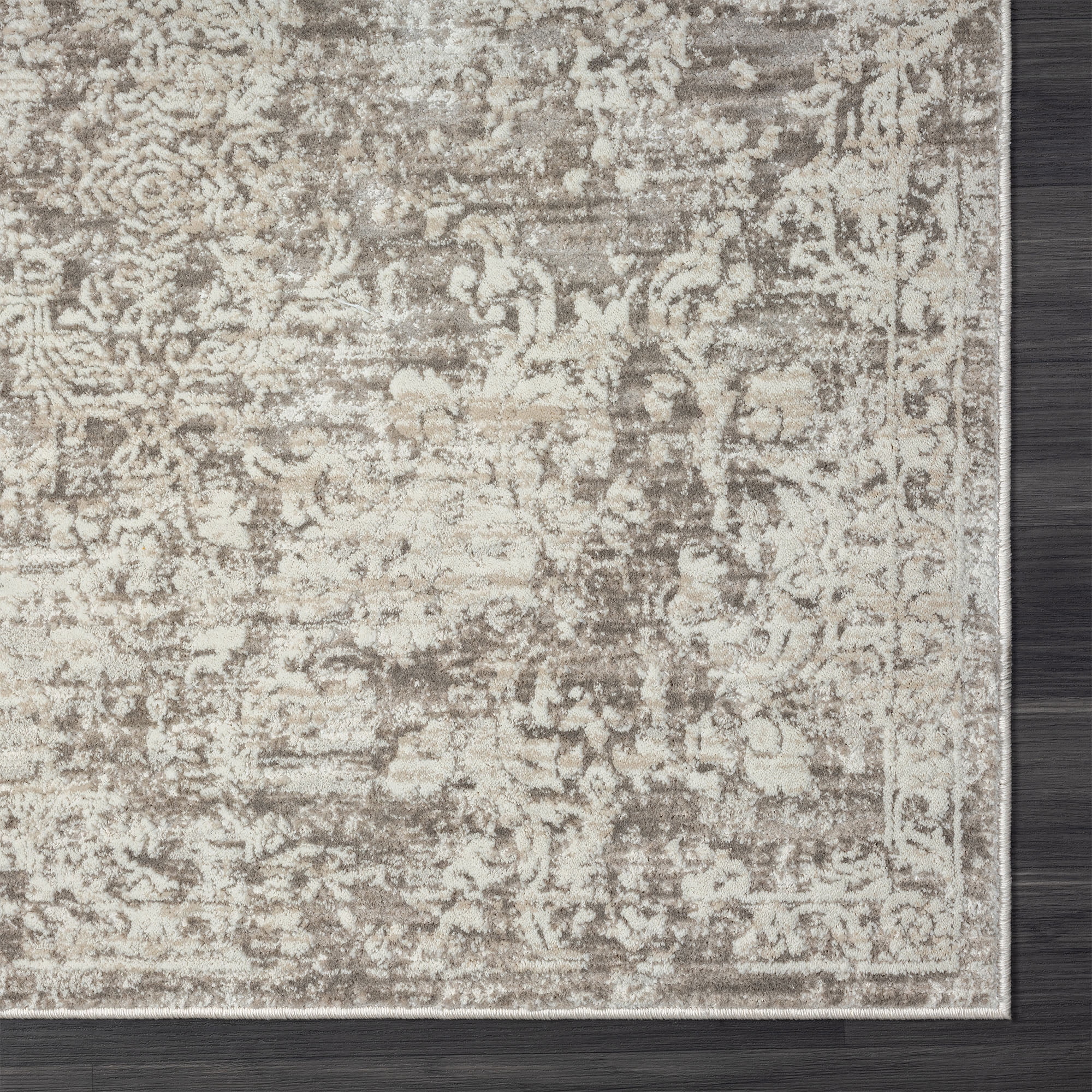 Harlow Hill Brielle Star Abstract Indoor Polyester Blend Area Rug, Gray, 5' x 7'11"