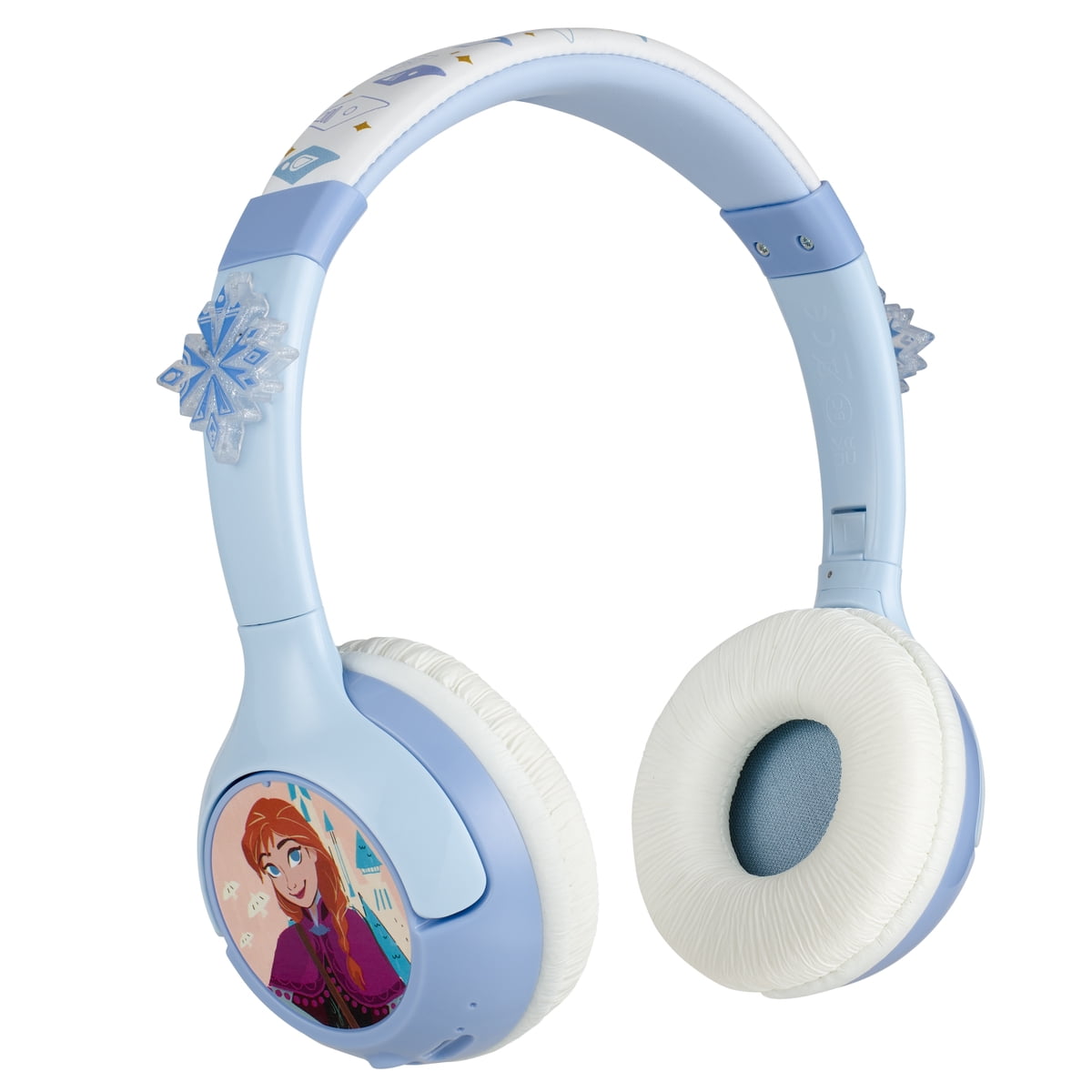 Ekids, Disney, Frozen, Bluetooth Headphones for Kids with Cord, Children Ages 6 and up, Over-Ear Headphones