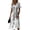 White, variant on Midi Dresses for Women Short Sleeve Wrap V-Neck High Waist Sundress A-Line Beach Vacation Dresses 2026