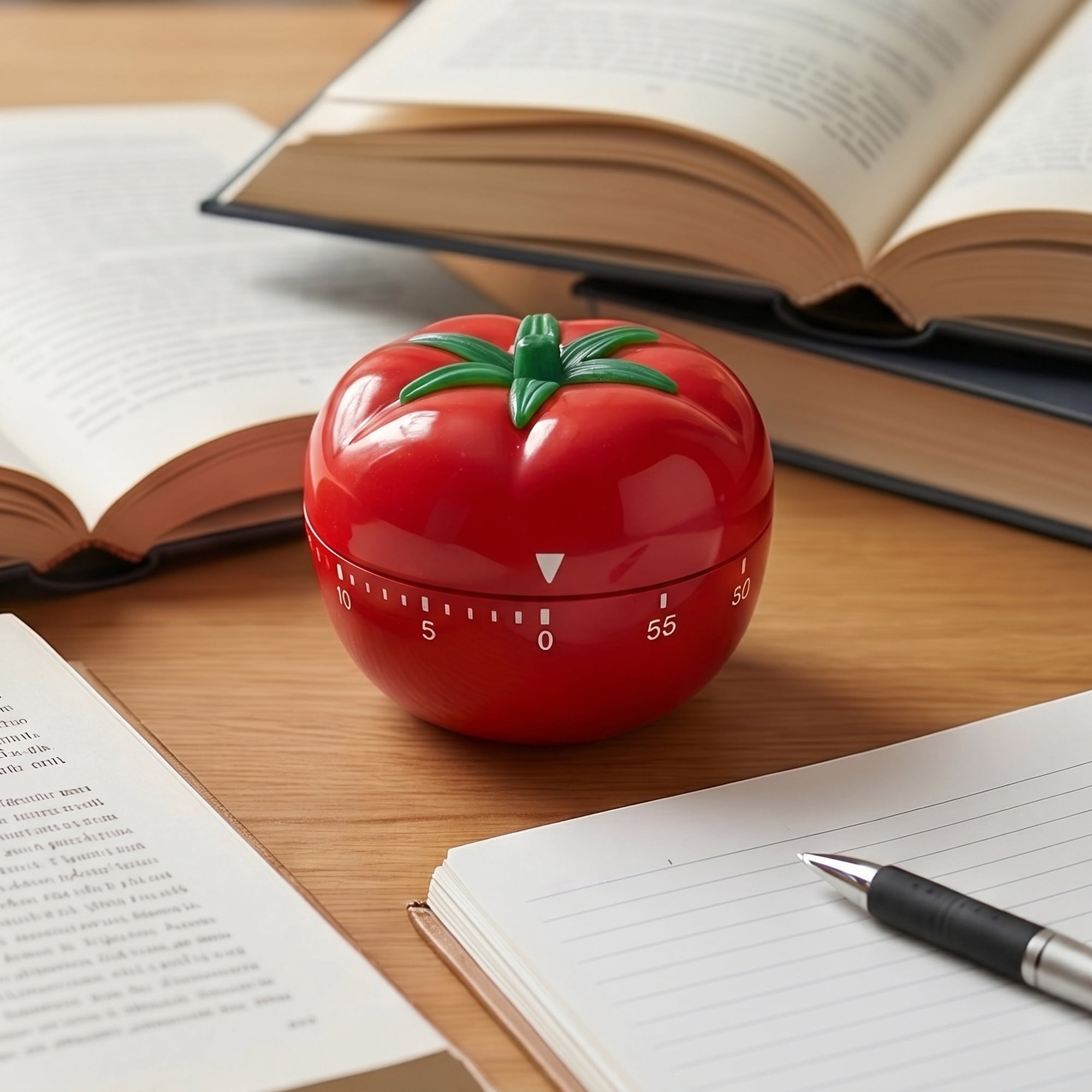 Unique Bargains 60 Minute Kitchen Digital Visual Timer for Students Tomato