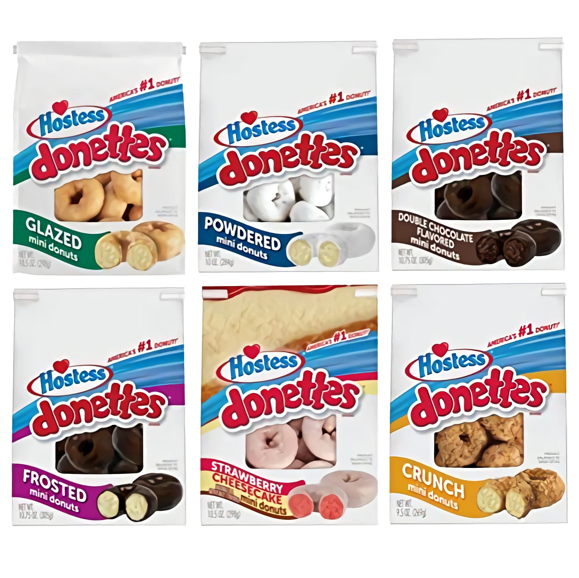 Hostess Variety Pack Big Bags 6 Flavors Frosted, Double
