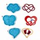 thumbnail image 3 of Llavero de amor for el día de San Valentín, molde epoxi, colgante de llavero de pareja de diamantes de amor infinito for decoración de mochila, 3 of 4