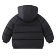 thumbnail image 2 of Gyratedream Baby Kids Down Jacket Solid Color Cotton Clothes For Late Fall And Winter Windproof Outerwear, 2 of 6