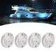 thumbnail image 5 of Luz de giro, 4 piezas Lente transparente LED Luz lateral del barco Indicador LED Probado y confiable, 5 of 12