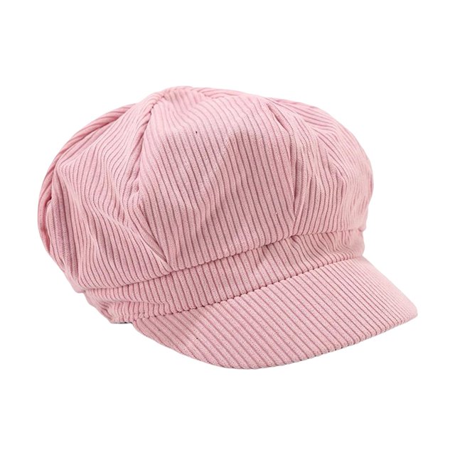 Elegante sombrero con visera, mujer Otoño Invierno Versátil, cómodo Corduroy Casual ligera para viajes Pesca Escalada Compras Camping , Rosado Baoblaze Sombrero puntiagudo