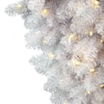 thumbnail image 2 of Vickerman 6' White Upside Down Artificial Christmas Half Tree, Warm White Single Mold LED Lights, 2 of 3