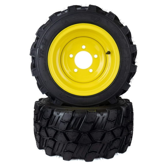 (2) Aggressive Tire Assemblies 18x8.50-10 John Deere 1023E 1026R 1025R LVA20123