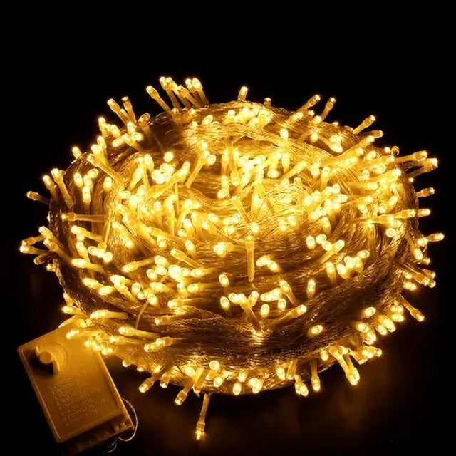 Cadena de luces LED para exteriores, luces estrelladas, cadena de luces navideñas para bodas, luces decorativas navideñas, luces intermitentes, ingeniería de iluminación para exteriores