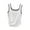 White, variant on JGGSPWM Women's Tank Top Summer Fashion Clock Block Sleeveless Square Neck Casual Lightweight Breathable Athletic Blouse Beige 2XL