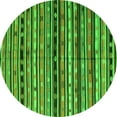 thumbnail image 1 of Ahgly Company Indoor Round Southwestern Green Country Area Rugs, 5' Round, 1 of 1