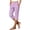 ZA-Purple-capri pants for women, variant on Yourumao Golf Capris for Women Pants High Waist Straight Leg Pants with Pockets Split Hem Stretch Plus Size Capri Pants for Athletic Gym