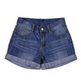 thumbnail image 1 of Bienzoe Girl's Denim Shorts Dark Denim 12, 1 of 3