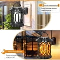 thumbnail image 5 of Boundbreed Upgraded Flickering Flame Solar Lantern Outdoor Waterproof Light, Dance Flame Solar Lantern Outdoor Lights, Hanging Solars Flickering Lanterns for Halloween Yard Patio Lawntable, 5 of 7
