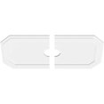 thumbnail image 4 of Ekena Millwork CMP34X17ED2-04000 4 in. ID x 11.75 in. Rectangle Emerald Architectural Grade PVC Contemporary Ceiling Medallion - 2 Piece, 4 of 4