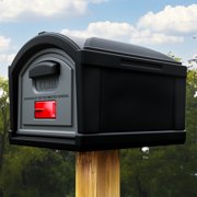 Simplay3 American Home T4 Extra Large Capacity Mailbox - Top Only, Black