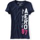 thumbnail image 1 of Aeropostale New York City Aero 87 Camiseta gráfica para mujer, azul, extragrande Aeropostale Camiseta gráfica, 1 of 1