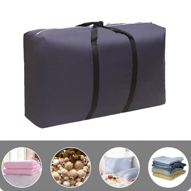Dvkptbk Large Clothing Storage Bags 100L Clothes Storage Bag Foldable Clothing Storage Bags With Zippers Clothes Bags For Storage Christmas Tree Storage Bag Fits