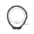 thumbnail image 3 of Marryso Bike Locks With Combination High Security,Bicycle Lock Anti-Theft Universal Bicycle Lock Chain Lock Mountain Bike Lock,black, 3 of 9
