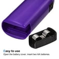 thumbnail image 5 of Uxcell Electric Tumbler Stirrer, Handheld Mini Mixer Battery Operated Stirring Mixing Purple, 2pack, 5 of 6