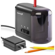 electric pencil sharpener, fosmon kids friendly electric & battery operated pencil sharpener with ac adapter [vertical insert] automated cordless sharpener for school, home, office, classroom & more