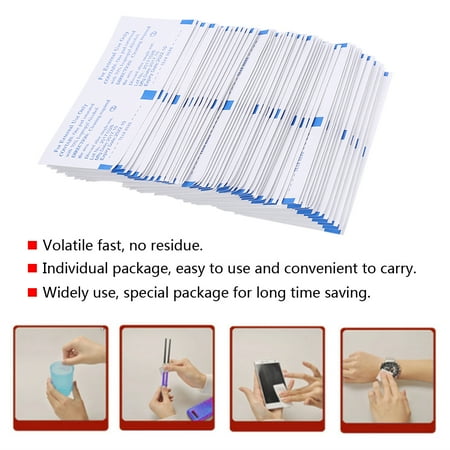 Anti Alcohol (100pcs Disposable Alcohol Pads Alcohol Wipes Sterilization First Aid Antibacterial Tool, Alcohol Wipes, Antibacterial)